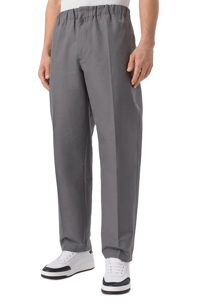 Хлопковые брюки JIL SANDER, арт. J23KA0005/J45225, фото 3