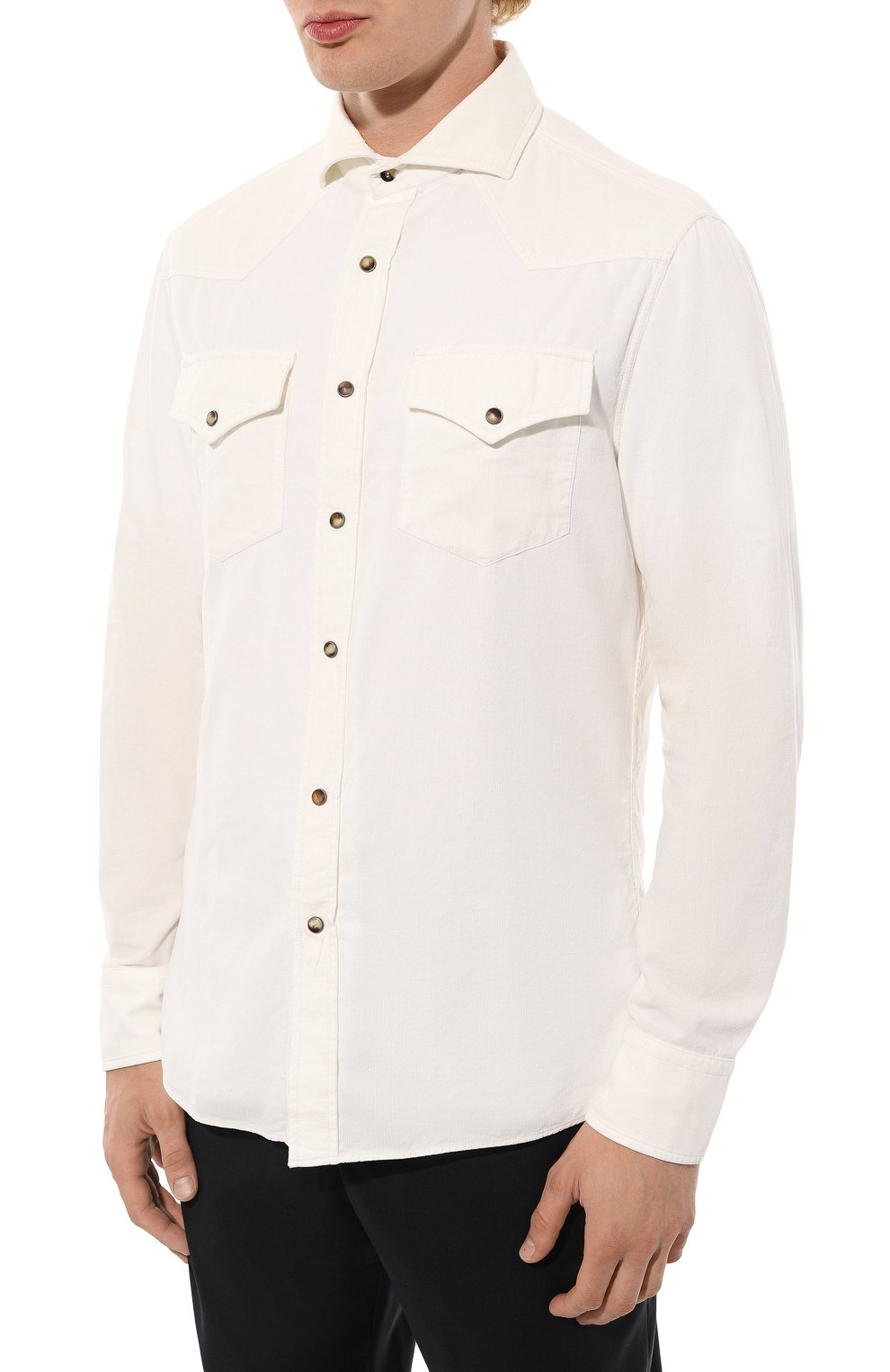 Вельветовая рубашка BRUNELLO CUCINELLI, арт. ML688B2151, фото 3