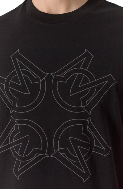 Хлопковая футболка MONCLER, арт. 8C00004/8390T/999, фото 5