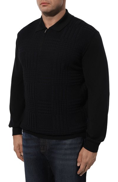 Поло из кашемира и шелка ZILLI, арт. KZP001M0330VPDG00/62, фото 3