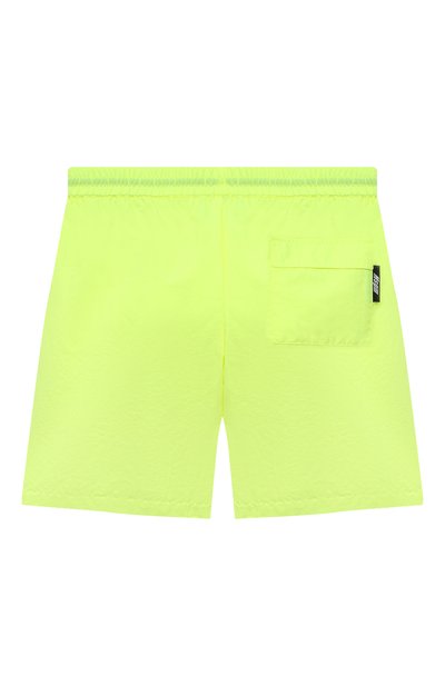 Плавки-шорты MSGM KIDS салатового цвета по цене 8665 руб., арт. MS027623, фото 2 Плавки-шорты MSGM KIDS, арт. MS027623, фото 2