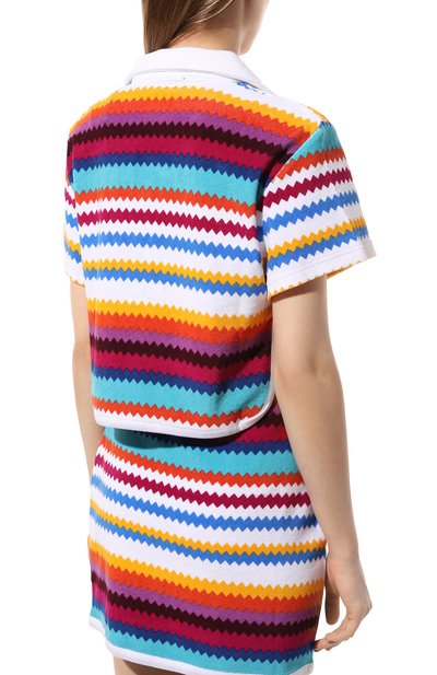 Хлопковой пуловер MISSONI разноцветного цвета по цене 42150 руб., арт. MS24SK0D/BJ00J8, фото 4 Хлопковой пуловер MISSONI, арт. MS24SK0D/BJ00J8, фото 4