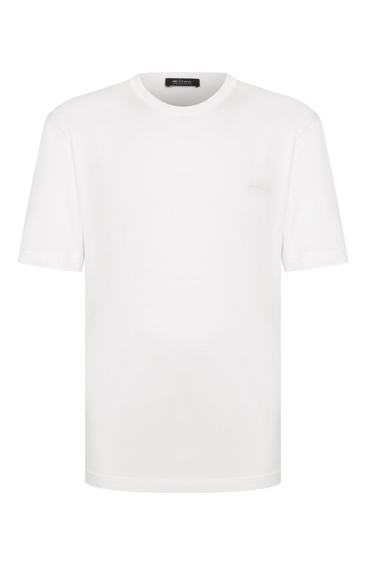 Хлопковая футболка Kiton UMM0745 Белый UMM0745