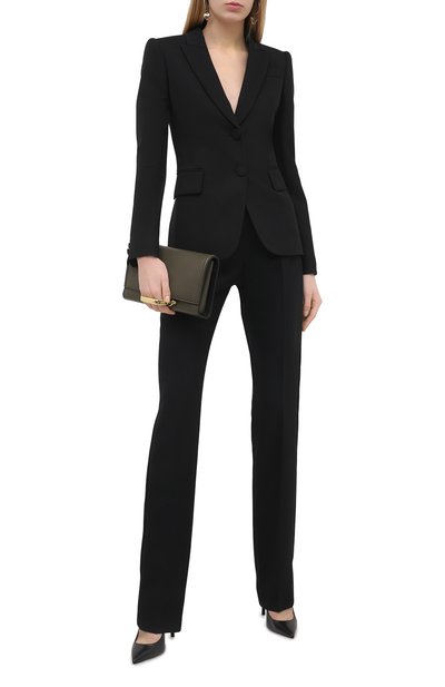 Жакет из шерсти и шелка ALEXANDER MCQUEEN, арт. 649784/QJAAA, фото 2