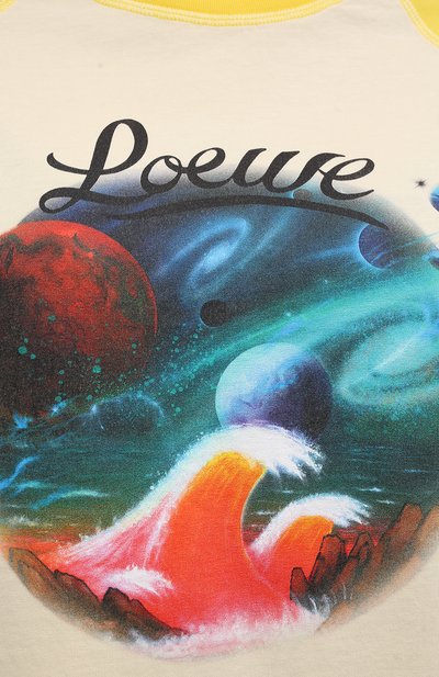 Хлопковая футболка loewe x paula's ibiza LOEWE желтого цвета по цене 34900 руб., арт. S616Y22X14, фото 5 Хлопковая футболка loewe x paula's ibiza LOEWE, арт. S616Y22X14, фото 5