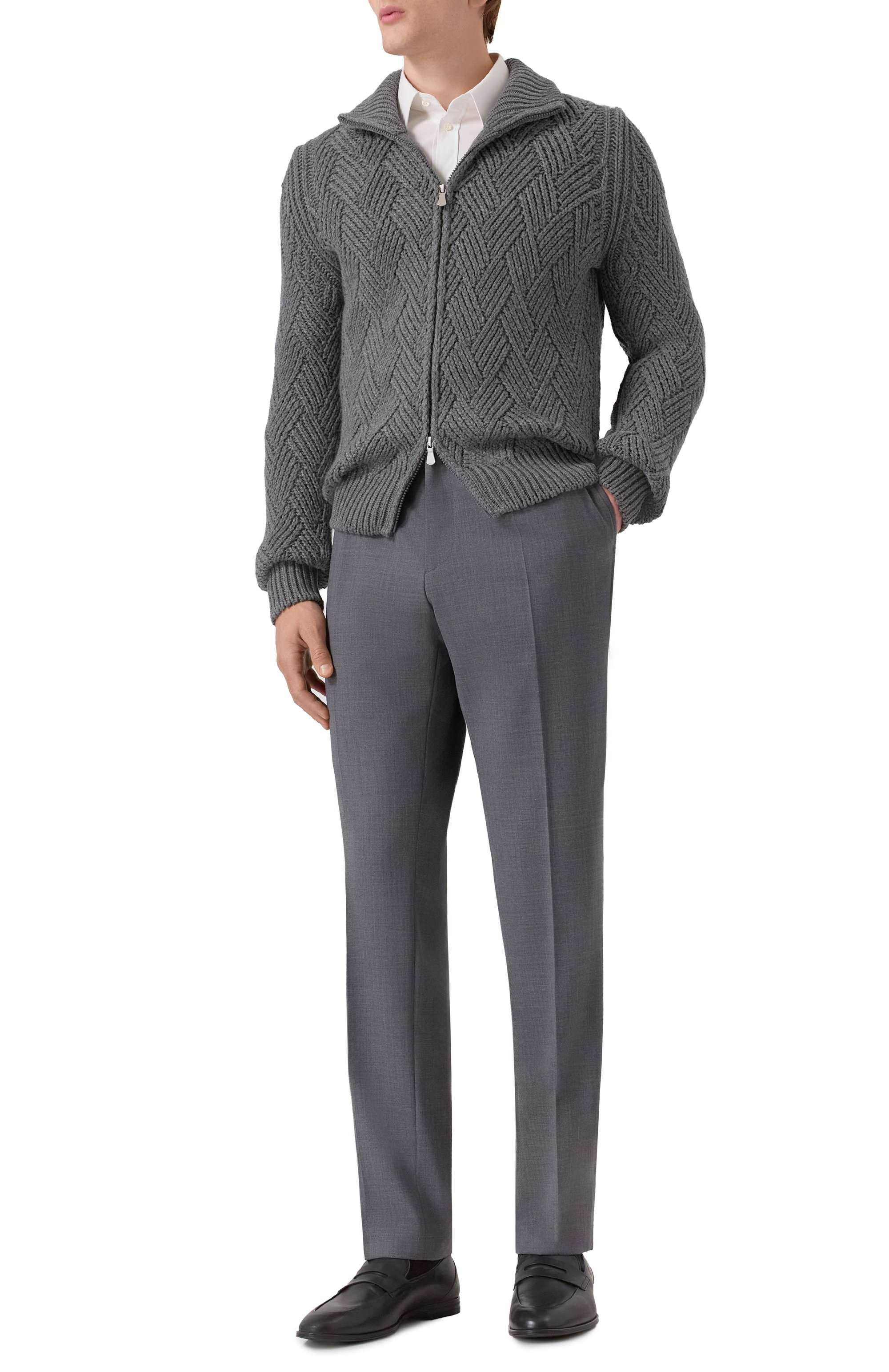 Кардиган из шерсти и кашемира GRAN SASSO, арт. 10155/19654, фото 2