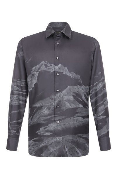 Мужская шелковая рубашка ZILLI, арт. SP0I01M060024908F