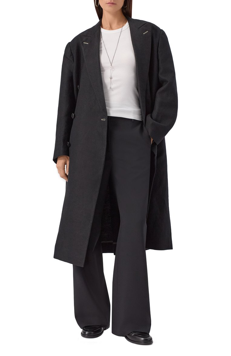 Пальто изо льна и шерсти MAISON MARGIELA, арт. S51AA0357/M35360, фото 1