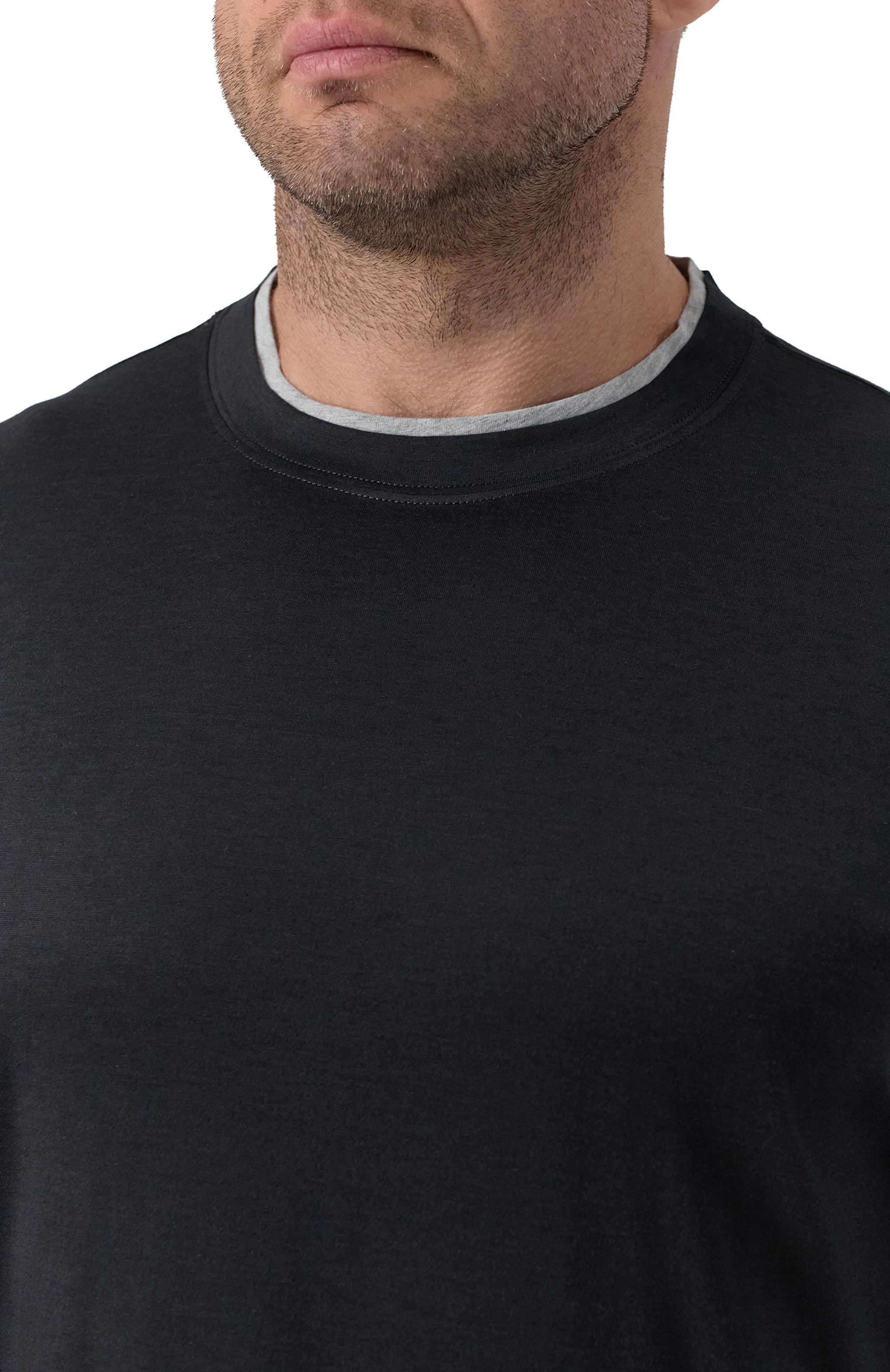 Футболка из шелка и хлопка BRUNELLO CUCINELLI, арт. MH8367427, фото 5