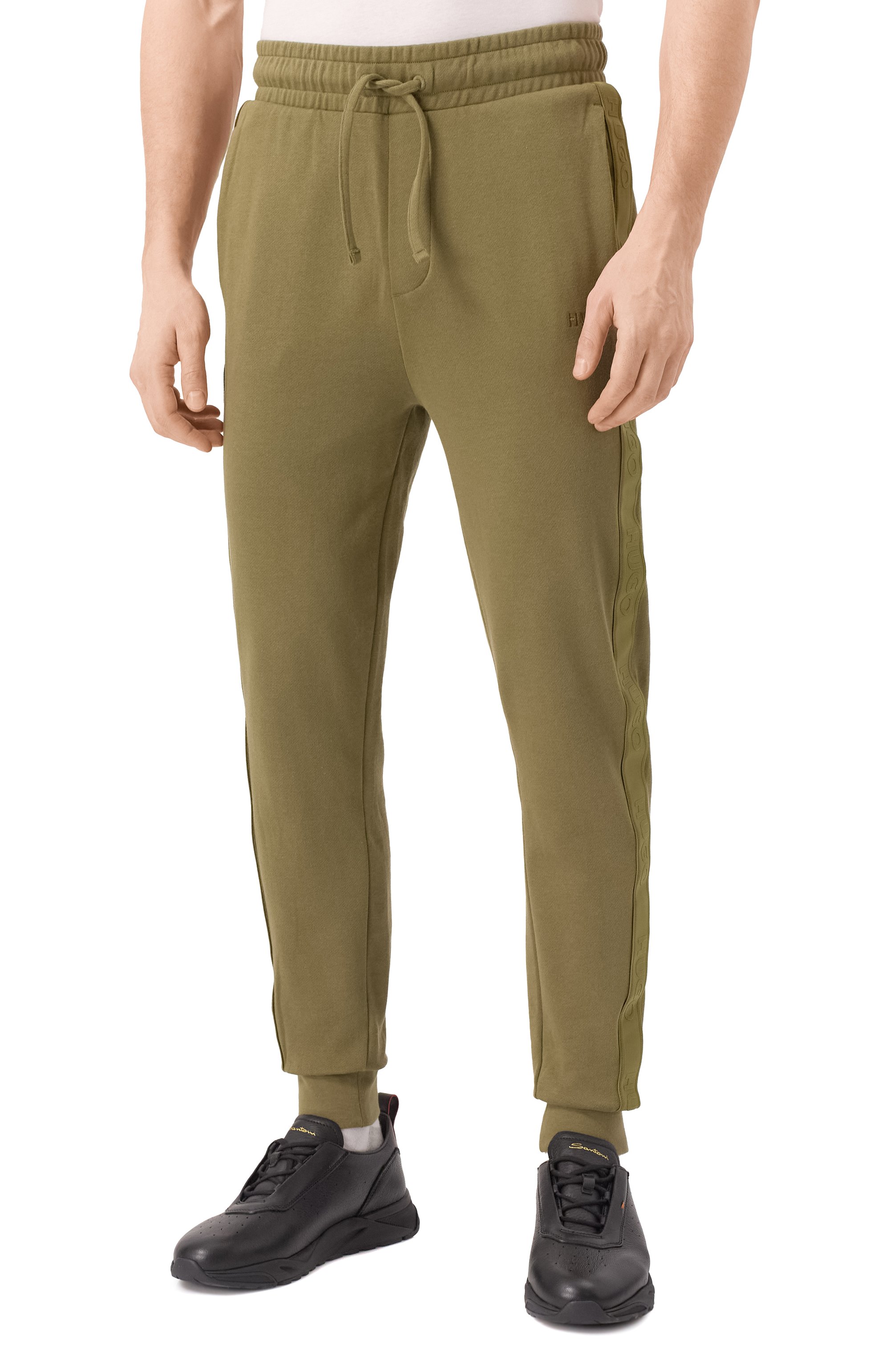 Хлопковые джоггеры HUGO, арт. 50520501, фото 3