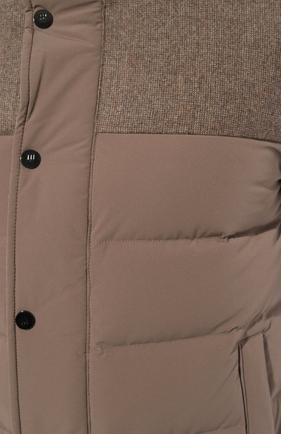 Пуховый бомбер с воротником из кролика HETREGO, арт. 8N512R/B0RIS, фото 5