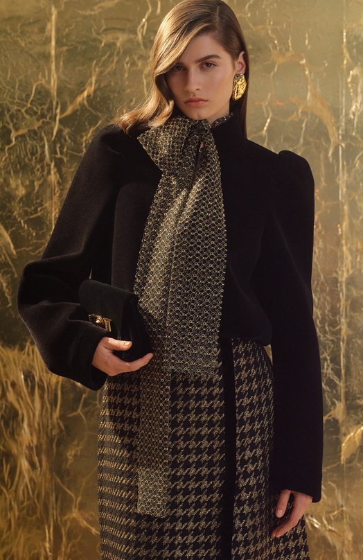 Бархатная толстовка Dries Van Noten 242-010518-9190 Чёрный  242-010518-9190 Фото 7