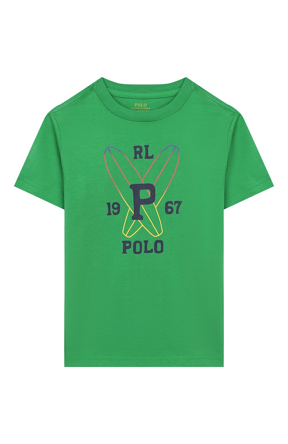 Хлопковая футболка POLO RALPH LAUREN, арт. 321786269, фото 1