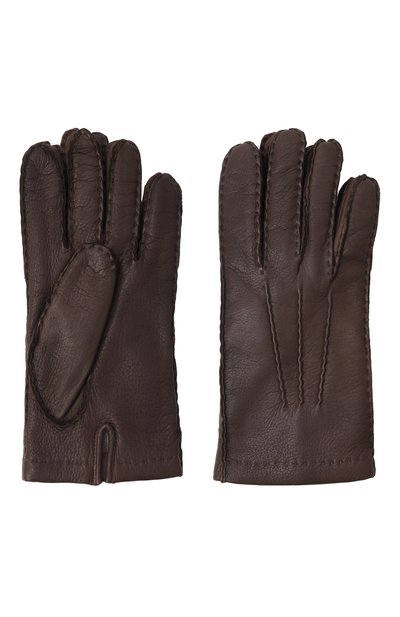 Кожаные перчатки MVST, арт. SG02/321BM 0080/DEER CASH LINED, фото 2