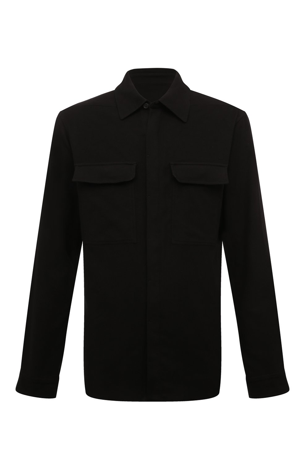 Хлопковая рубашка RICK OWENS, арт. RU02D6291/FL, фото 1