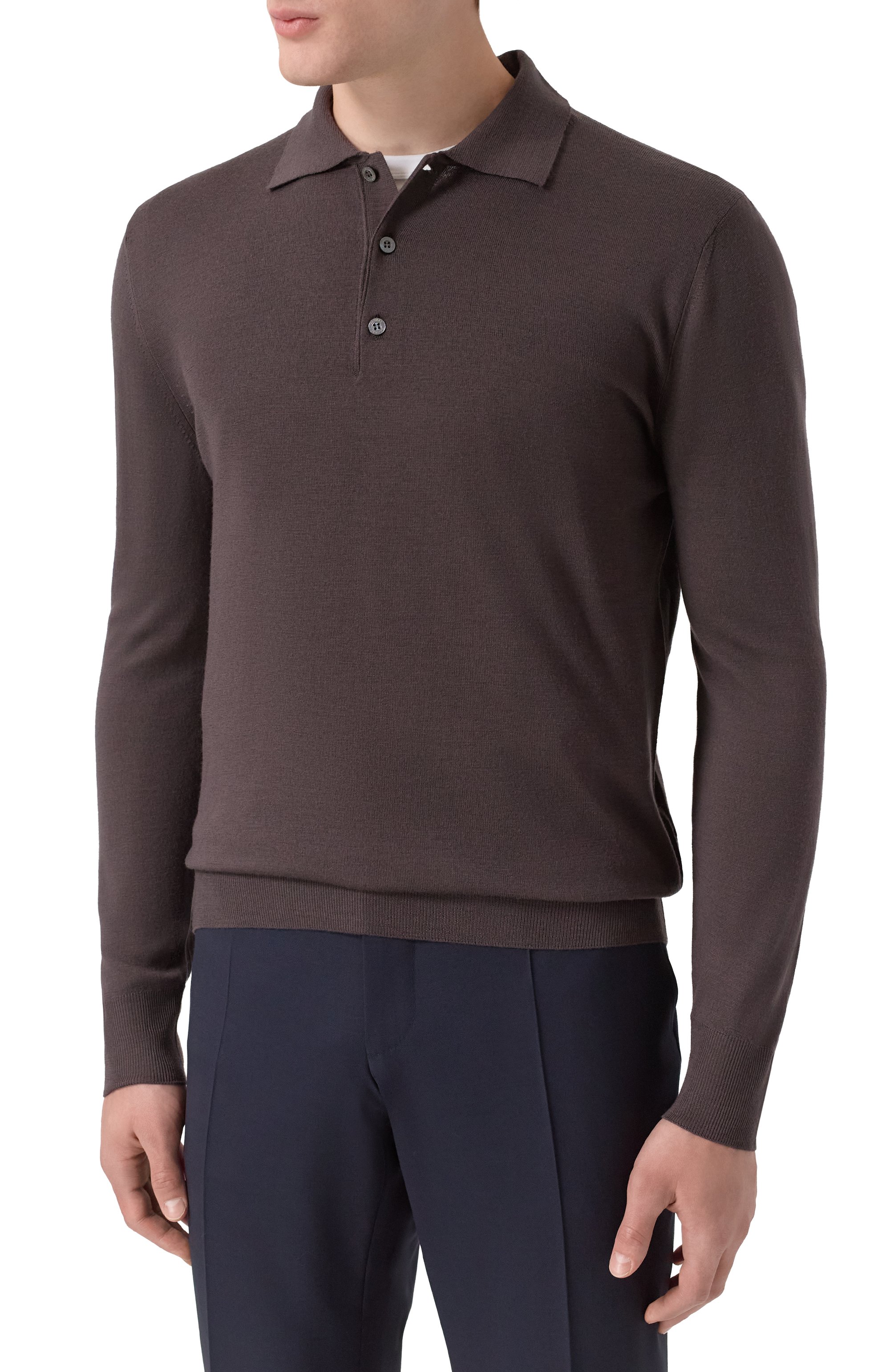 Шерстяное поло CANALI, арт. C0017/MK01149, фото 3