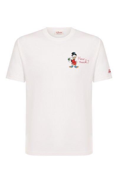 Мужская хлопковая футболка MC2 SAINT BARTH, арт. STBM TSHIRT MAN/04815F