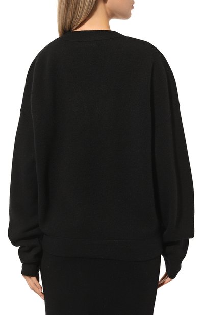 Кашемировый пуловер JACOB LEE черного цвета по цене 105000 руб., арт. WKS022AW24GB, фото 4 Кашемировый пуловер JACOB LEE, арт. WKS022AW24GB, фото 4