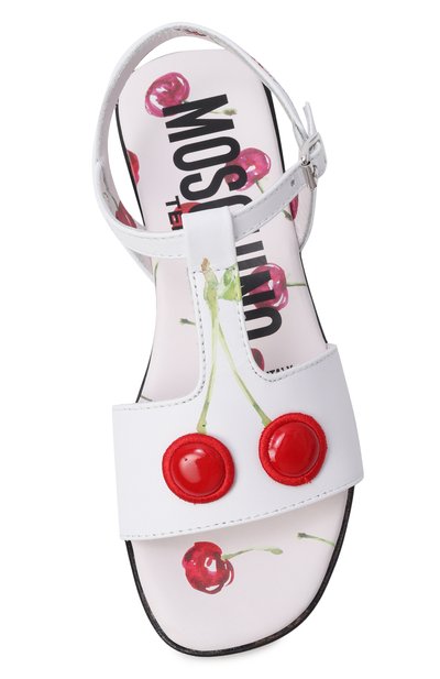 Кожаные сандалии MOSCHINO, арт. 83004/VAR1_002, фото 4
