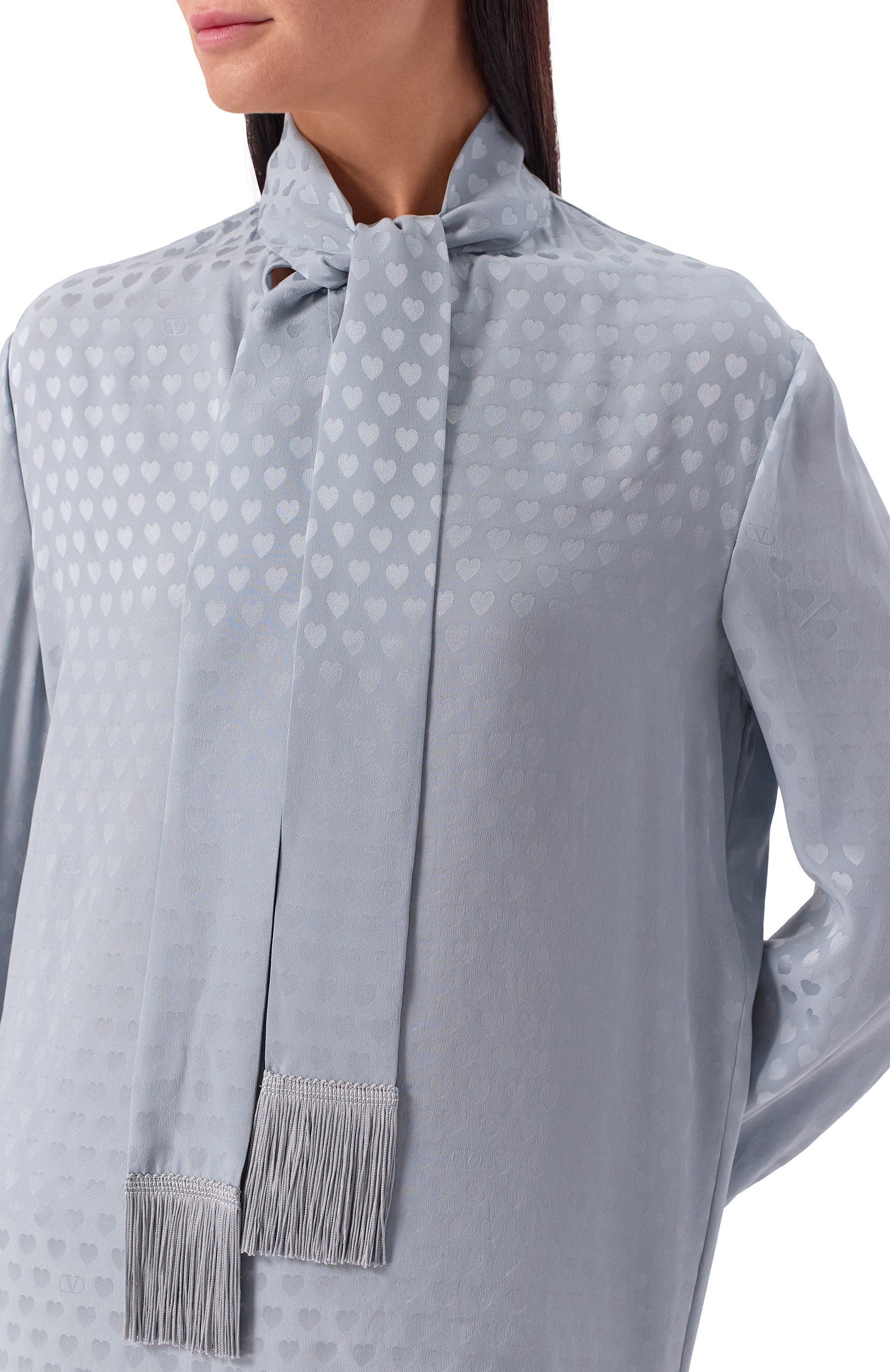 Шелковая блузка VALENTINO, арт. 7B3AEAV3/9HT, фото 5