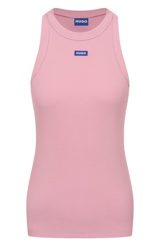 Хлопковая майка HUGO Blue 50508857 Розовый 50508857