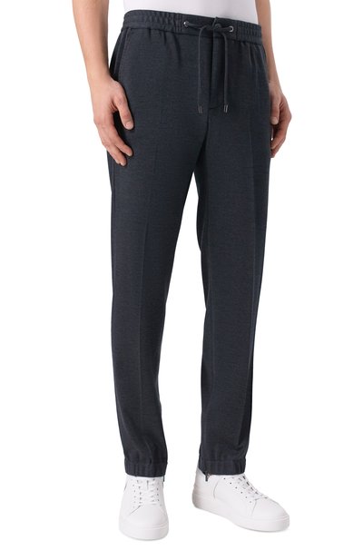 Шерстяные джоггеры STEFANO RICCI темно-серого цвета по цене 68250 руб., арт. M1T5300030/W0001R, фото 3 Шерстяные джоггеры STEFANO RICCI, арт. M1T5300030/W0001R, фото 3