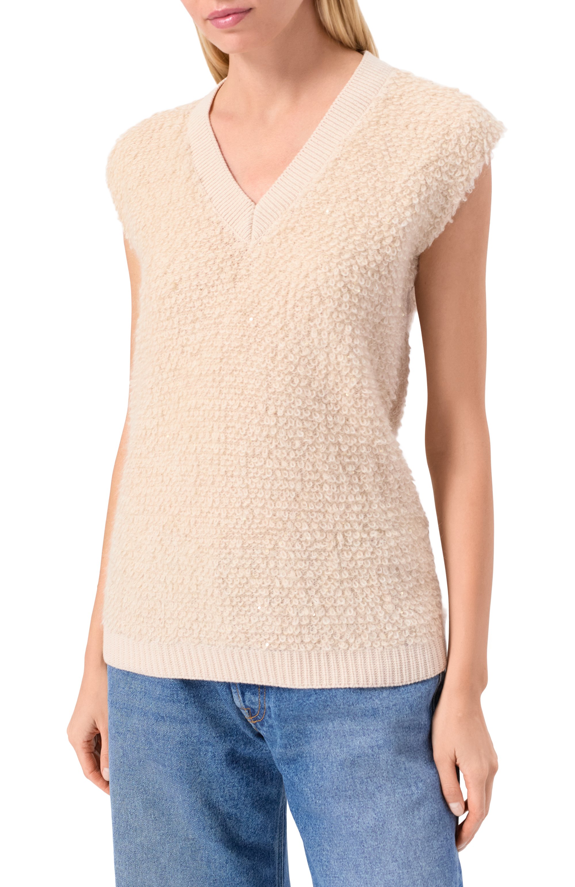 Жилет из шерсти и вискозы LORENA ANTONIAZZI, арт. MJ15A/2988, фото 3