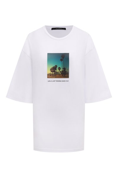 Женская хлопковая футболка YULIAWAVE, арт. 1A2TS00401401WHT0