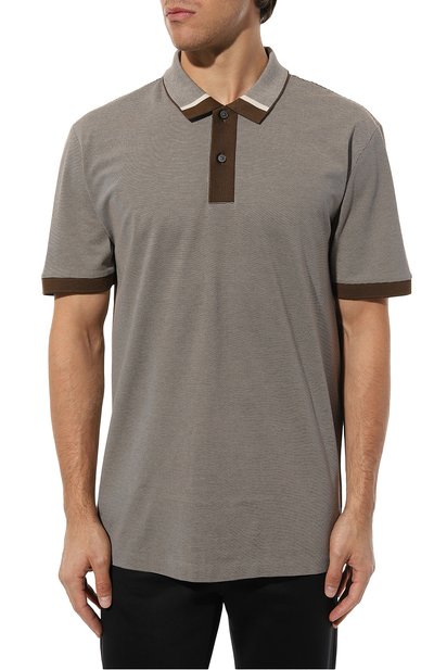 Хлопковое поло BOSS, арт. 50494991, фото 3