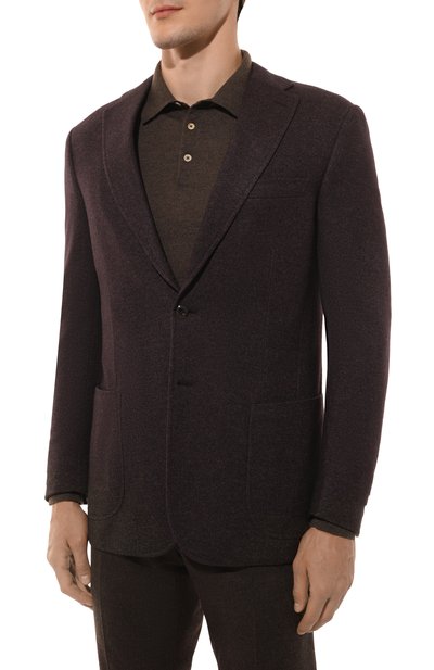 Пиджак из шелка и кашемира STEFANO RICCI, арт. M1RMGD22T0/KC001M, фото 4