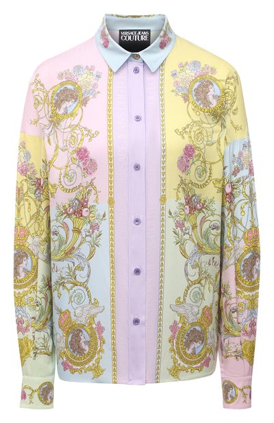 Женская рубашка из вискозы VERSACE JEANS COUTURE, арт. B0HWA601-WDP211/S0230