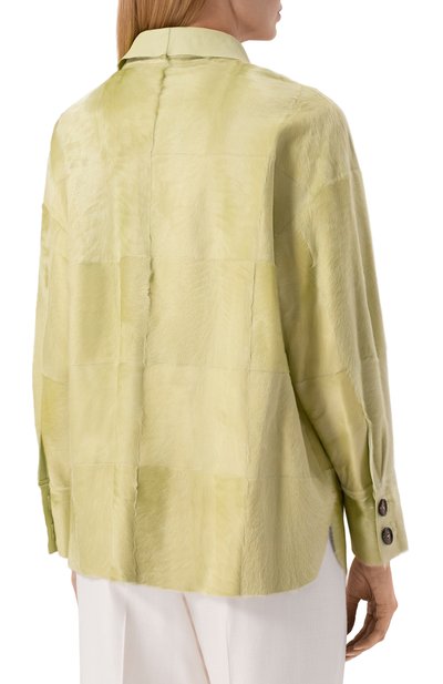 Куртка-рубашка из овчины KITON, арт. D61583K0921H, фото 4