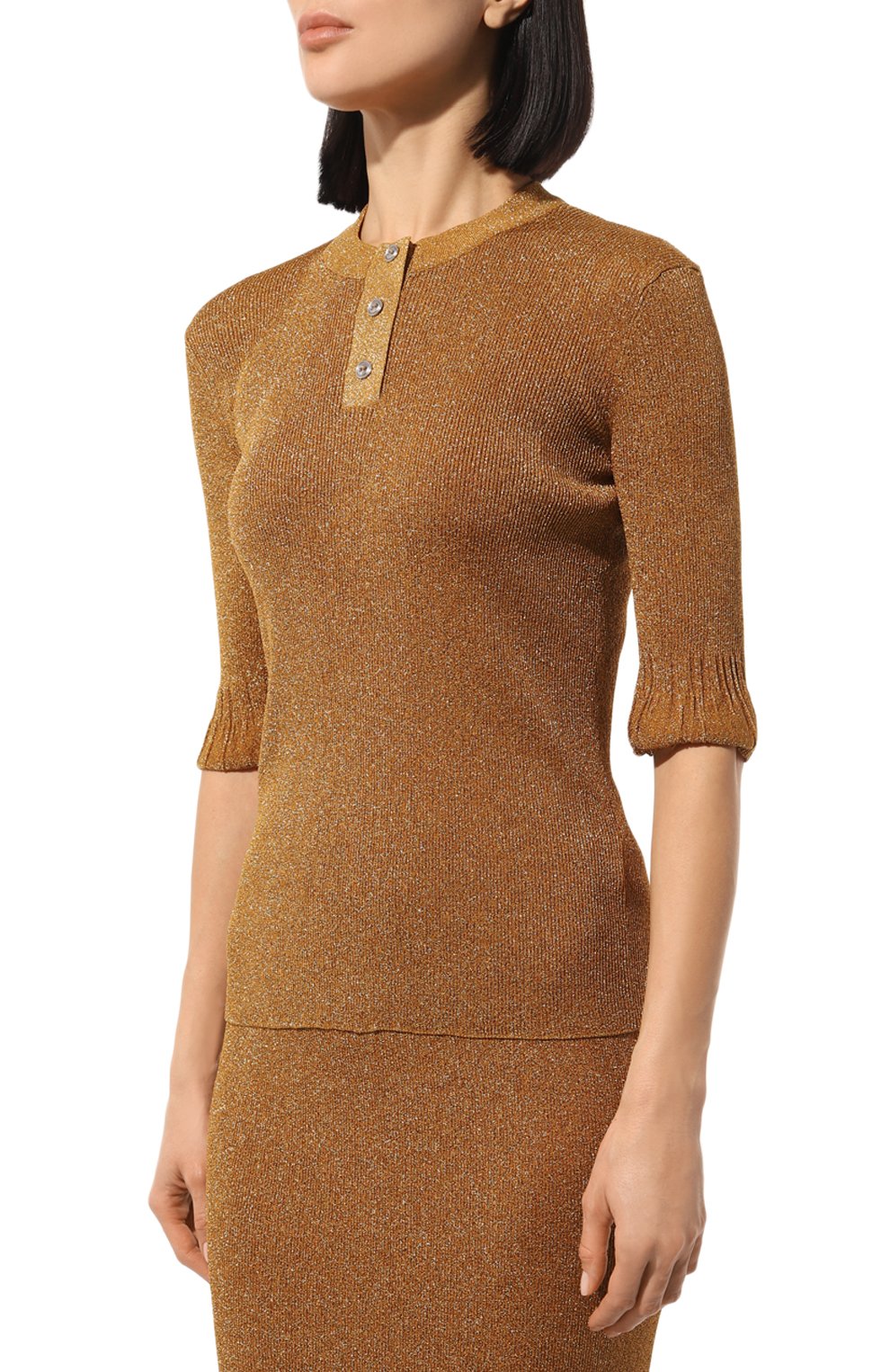Поло из вискозы BOTTEGA VENETA, арт. 737532V2TE0 8480, фото 3