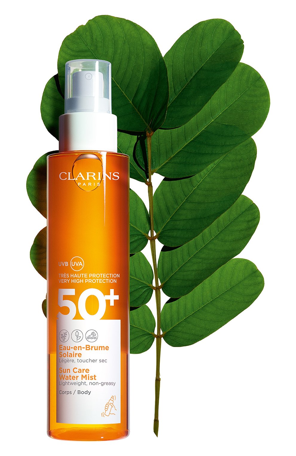 Солнцезащитный лосьон-спрей для тела spf 50+ (150ml) CLARINS, арт. 80061417, фото 2