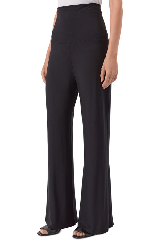 Брюки из вискозы Pietro Brunelli PNH010/BBBAMB Чёрный  PNH010/BBBAMB Фото 3