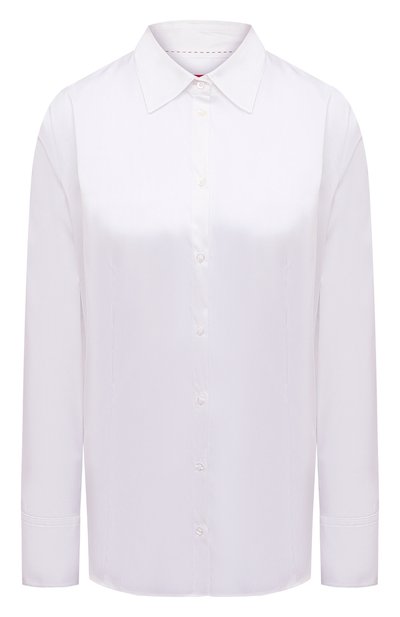 Хлопковая рубашка HUGO белого цвета по цене 14950 руб., арт. 50416895, фото 1 Хлопковая рубашка HUGO, арт. 50416895, фото 1