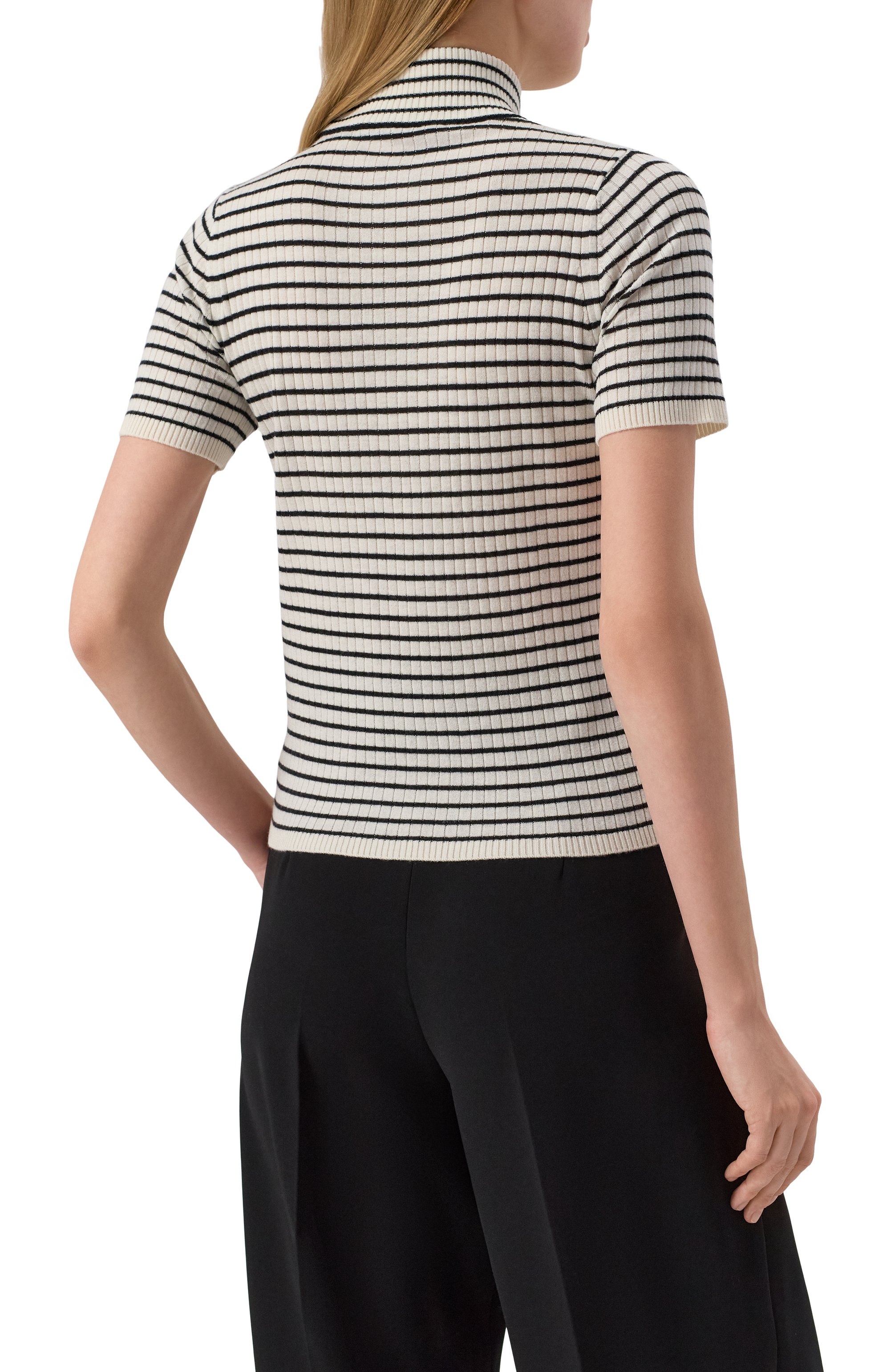 Водолазка из шерсти и шелка MAX MARA STUDIO, арт. FIEMME, фото 4