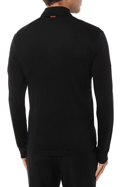 Шерстяное поло ZEGNA, арт. UC328A6/CCT702, фото 4