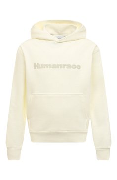 Мужской хлопковое худи adidas originals x pharrell williams ADIDAS ORIGINALS кремового цвета, арт. HG1815 | Фото 1 (Длина (для топов): Стандартные; Материал внешний: Хлопок; Рукава: Длинные; Мужское Кросс-КТ: Худи-одежда; Принт: С принтом; Стили: Спорт-шик)