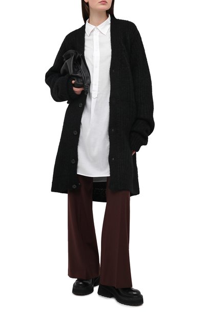 Рубашка YOHJI YAMAMOTO белого цвета по цене 69950 руб., арт. FB-B54-201, фото 2 Рубашка YOHJI YAMAMOTO, арт. FB-B54-201, фото 2