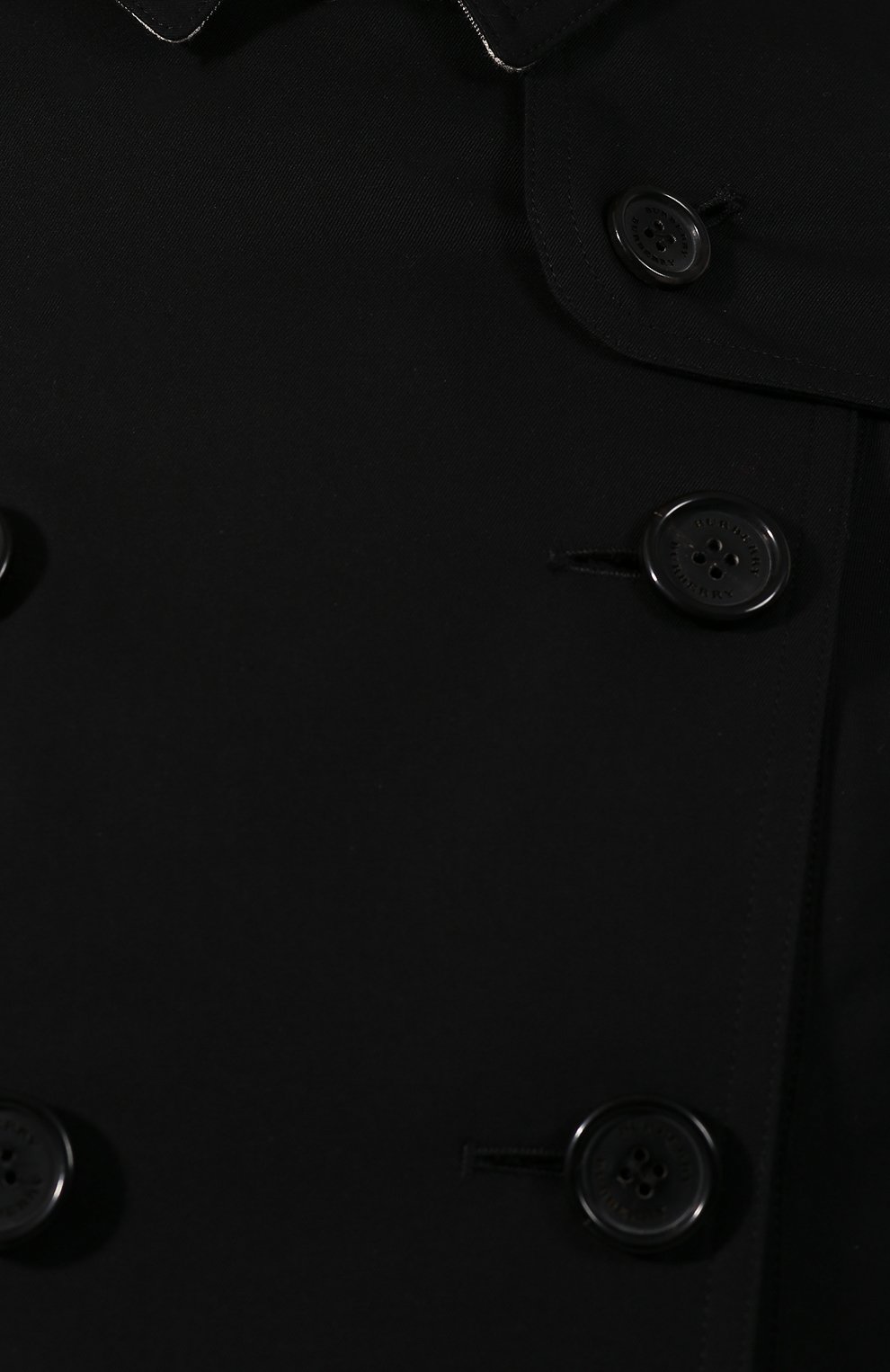 Хлопковый тренч sandringham BURBERRY черного цвета по цене 225000 руб., арт. 3900545, фото 5 Хлопковый тренч sandringham BURBERRY, арт. 3900545, фото 5