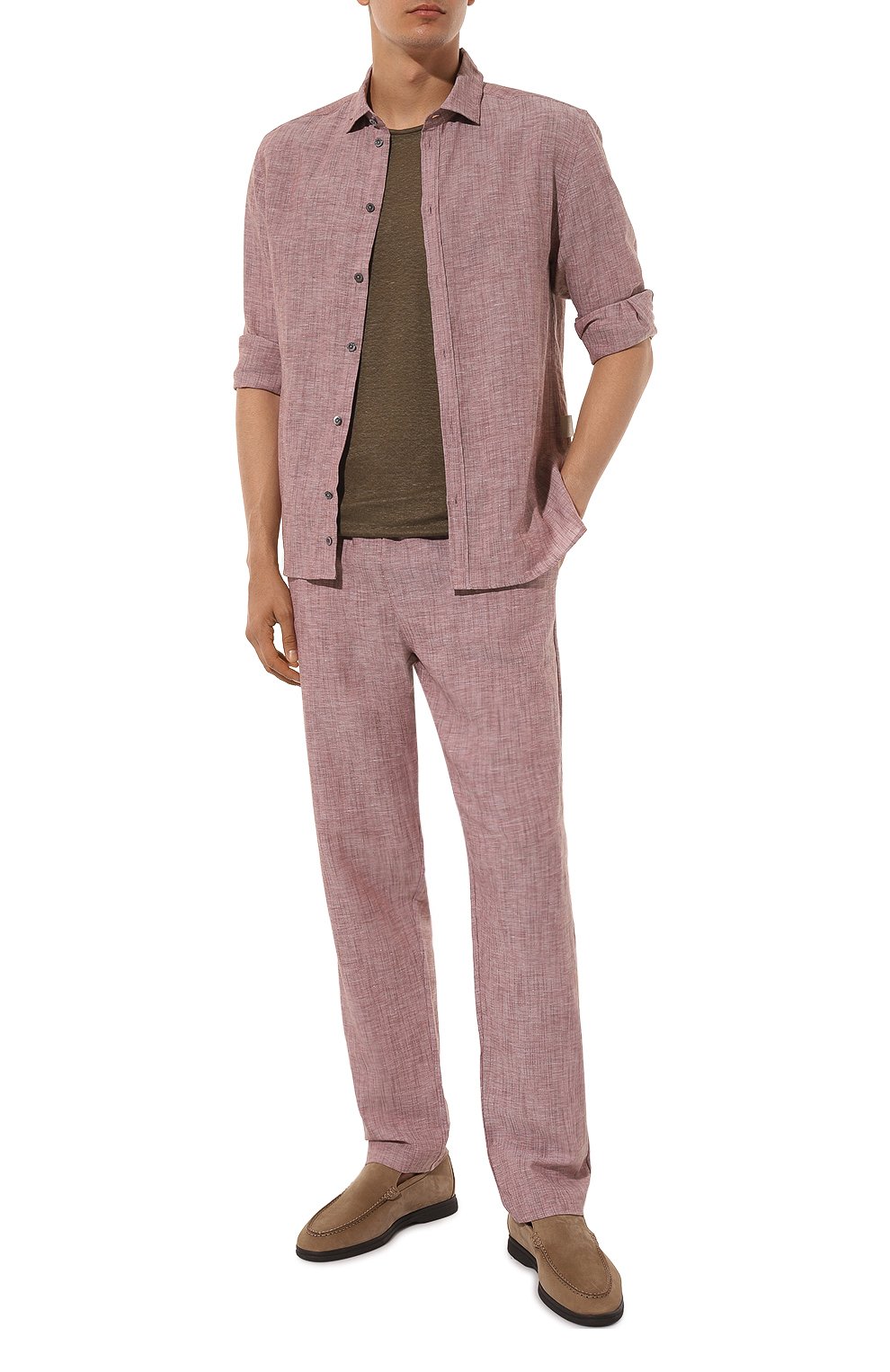 Рубашка изо льна и хлопка ZIMMERLI, арт. 4697-23200, фото 2