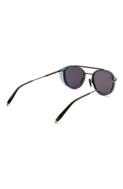 Солнцезащитные очки AKONI синего цвета по цене 61950 руб., арт. AKS-501C, фото 4 Солнцезащитные очки AKONI, арт. AKS-501C, фото 4