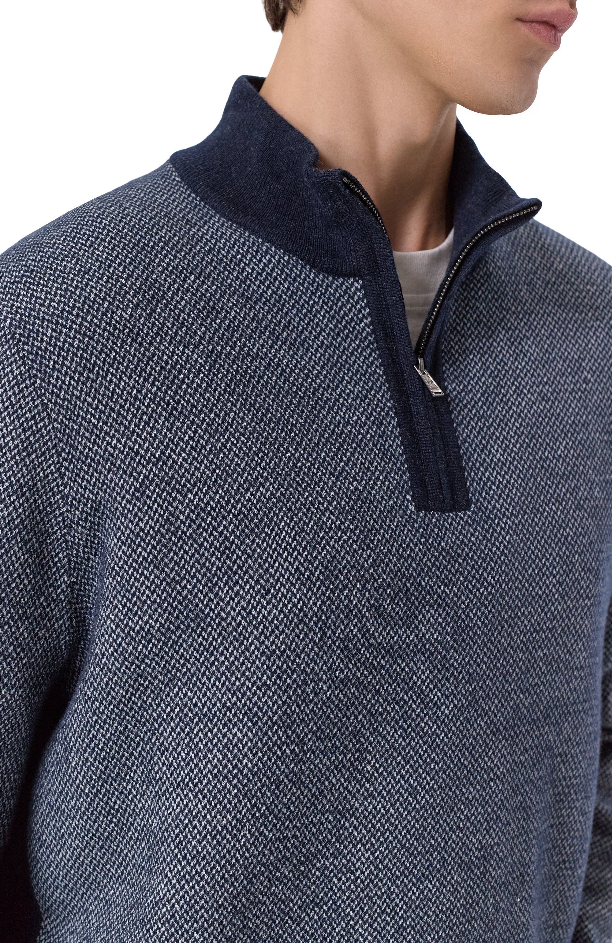 Джемпер из шерсти и хлопка BOSS, арт. 50549976, фото 5