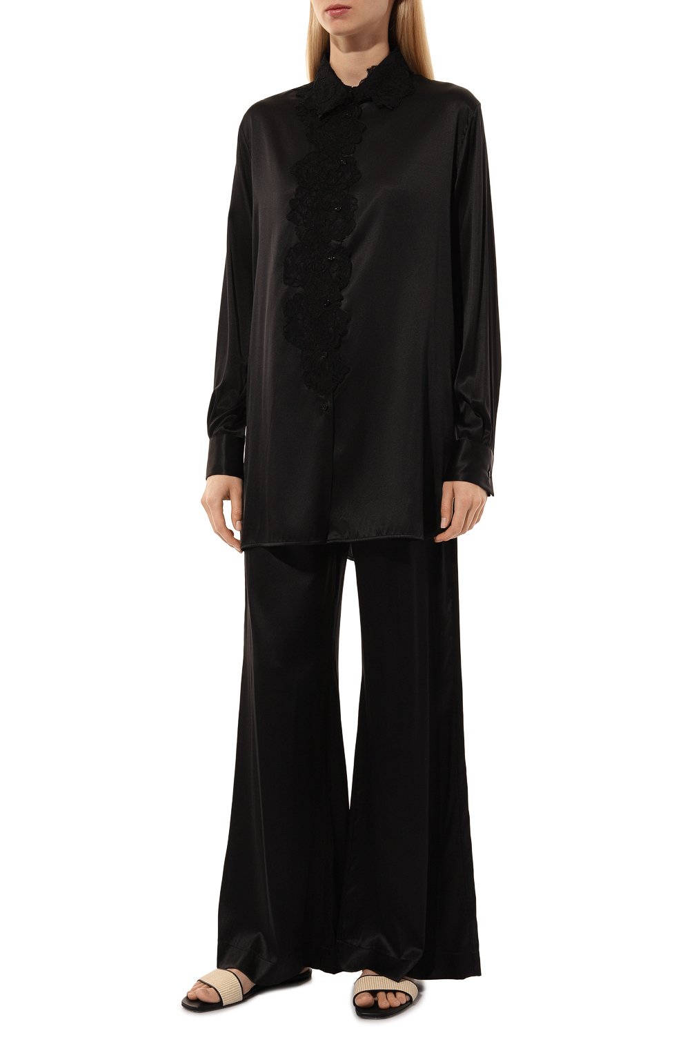 Шелковая блузка ERMANNO SCERVINO, арт. D454K606TBW, фото 2