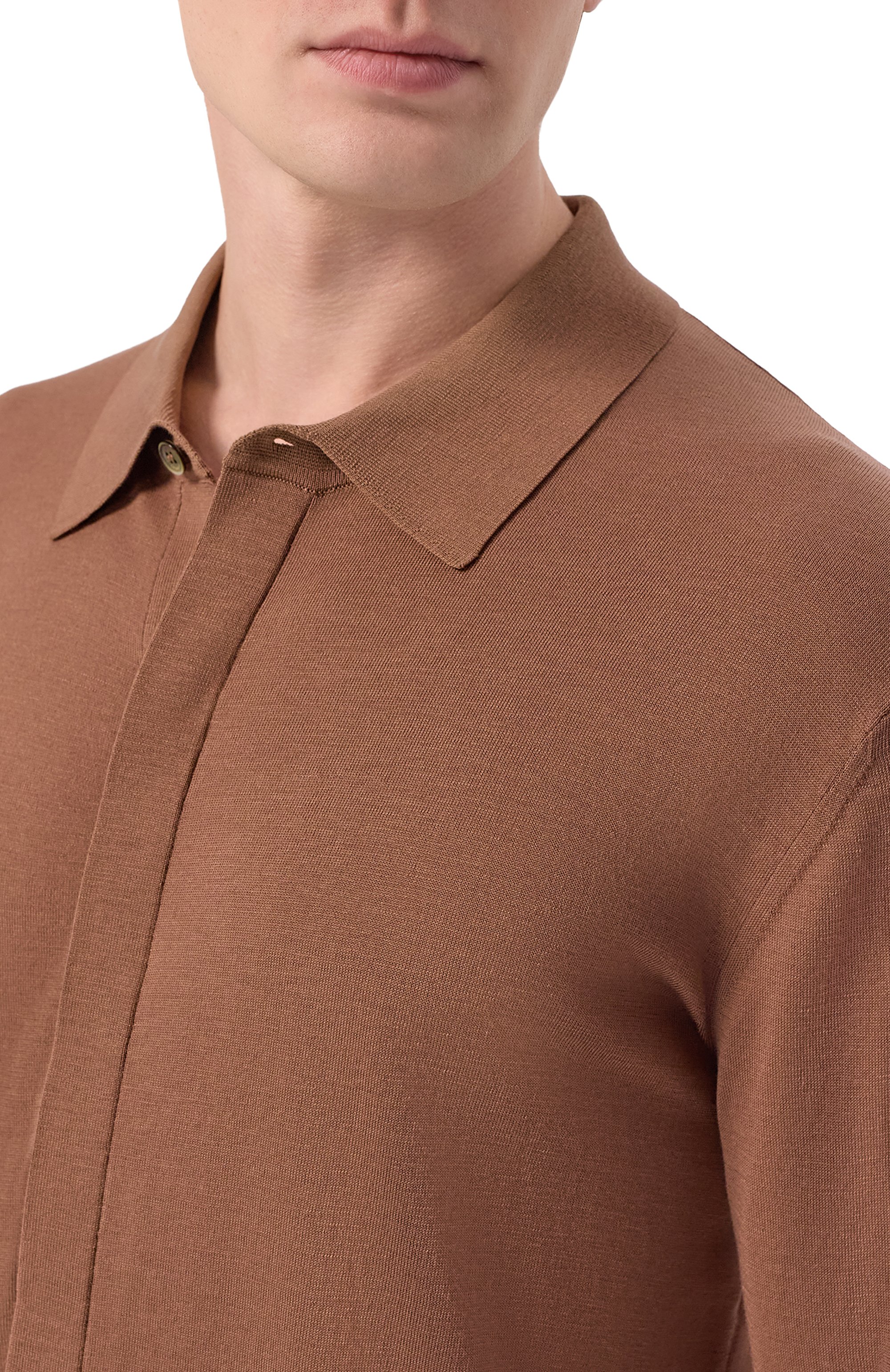 Рубашка из шелка и хлопка 12 STOREEZ, арт. 136303, фото 5