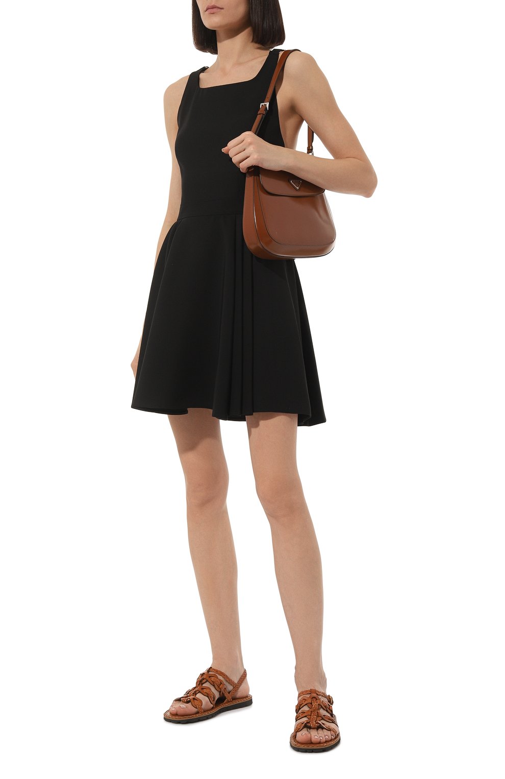 Кожаные сандалии PRADA, арт. 1X186M-027-F0046-A015, фото 2