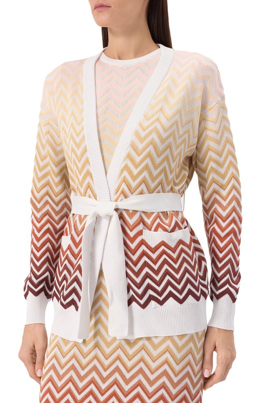 Кардиган из вискозы и хлопка Missoni DS25SM07/BK044V Разноцветный  DS25SM07/BK044V Фото 3
