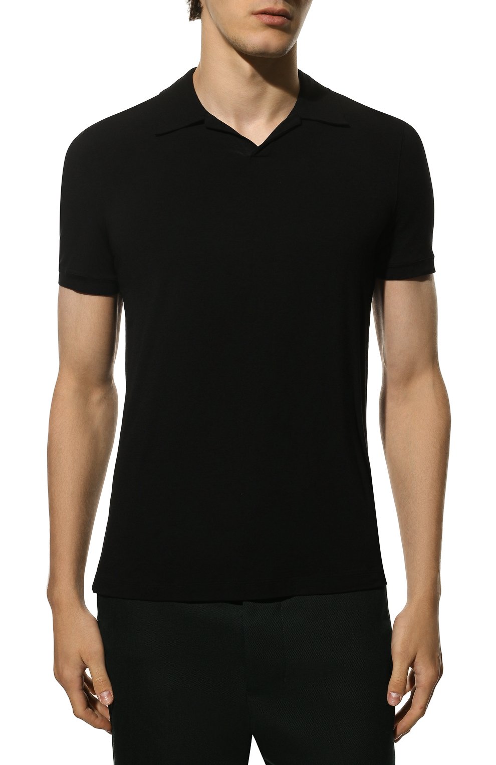 Поло из вискозы GIORGIO ARMANI, арт. 3GSF51/SJP4Z, фото 3