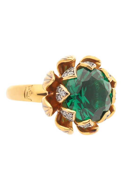 Кольцо Lotus Queensbee 102314 Зелёный 102314